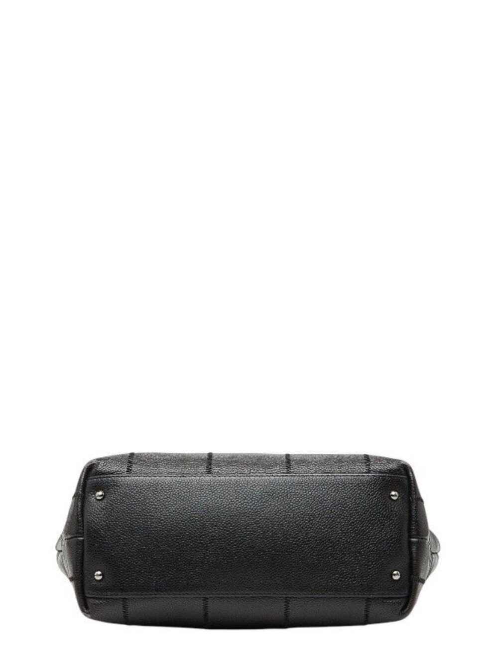 Chanel Choco Bar Logo Tote Black Caviar Leather - Picture 3 of 10